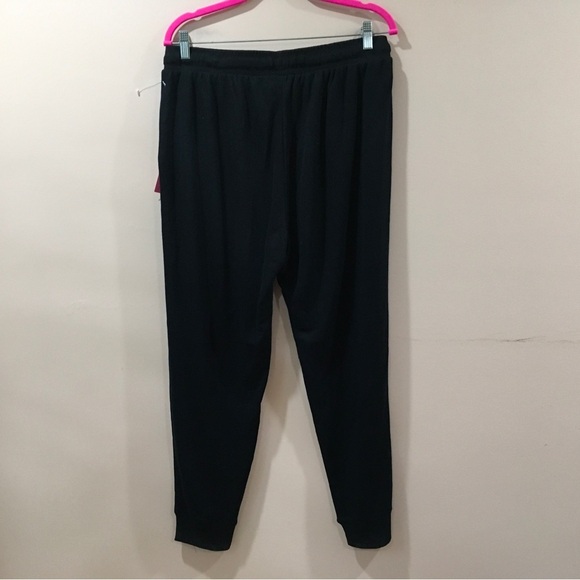 Jane&Delancey Women's Large Jogger Pants Black Pockets Hearts Valentine’s New - Picture 2 of 6